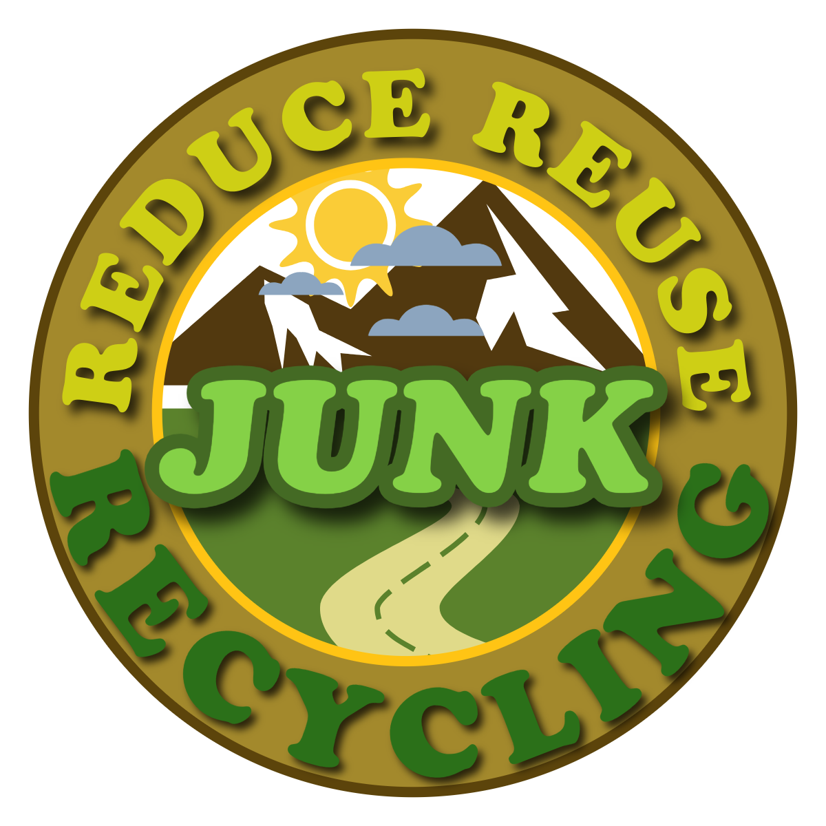 Reduce Reuse Junk Recycling 